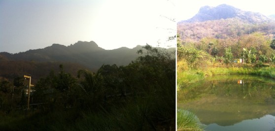 Malampuzha etang montagne