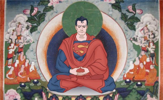 superman meditation bouddhiste